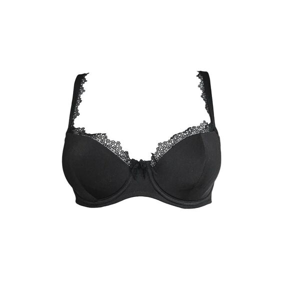 b.tempt’d Other - goth floral lace balconette bra